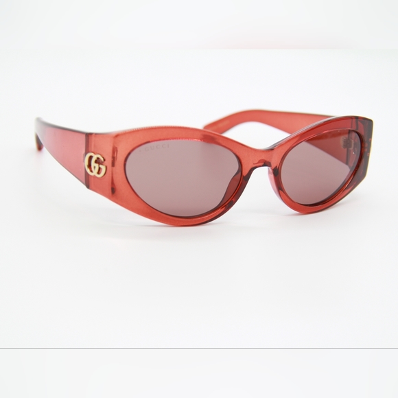 NEW GUCCI SUNGLASSES GG1401S 003 RED WOMEN EYEWEAR - Picture 6 of 12